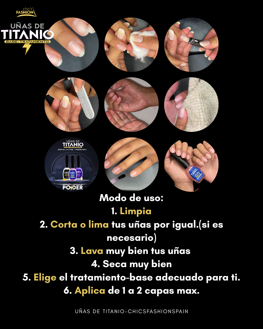 UÑAS DE TITANIO PRO +