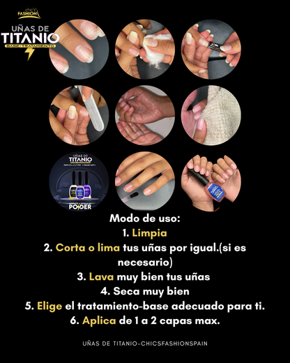 UÑAS DE TITANIO PRO +