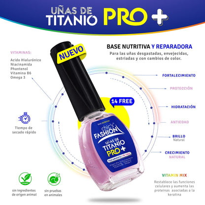 UÑAS DE TITANIO PRO +
