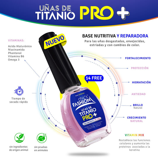 UÑAS DE TITANIO PRO +